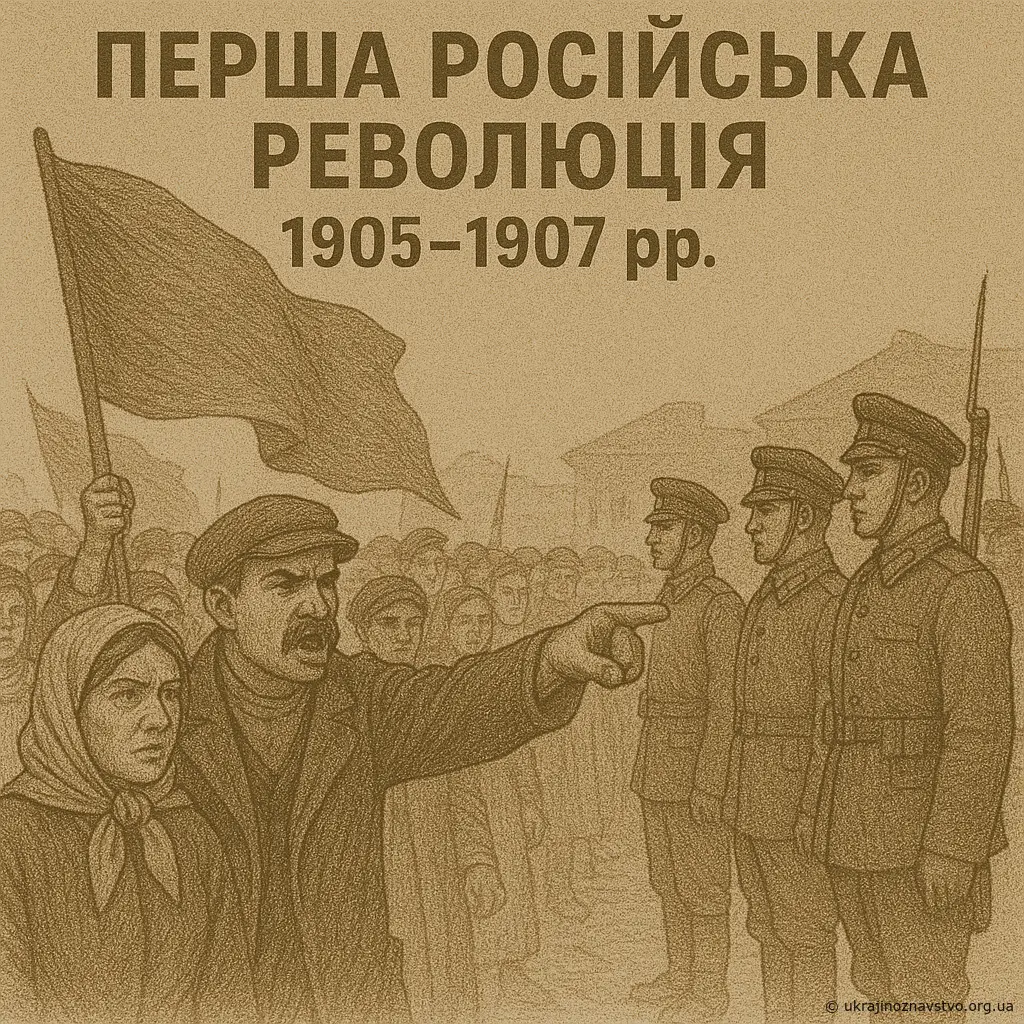 ПЕРША РОСІЙСЬКА РЕВОЛЮЦІЯ 1905–1907 рр.