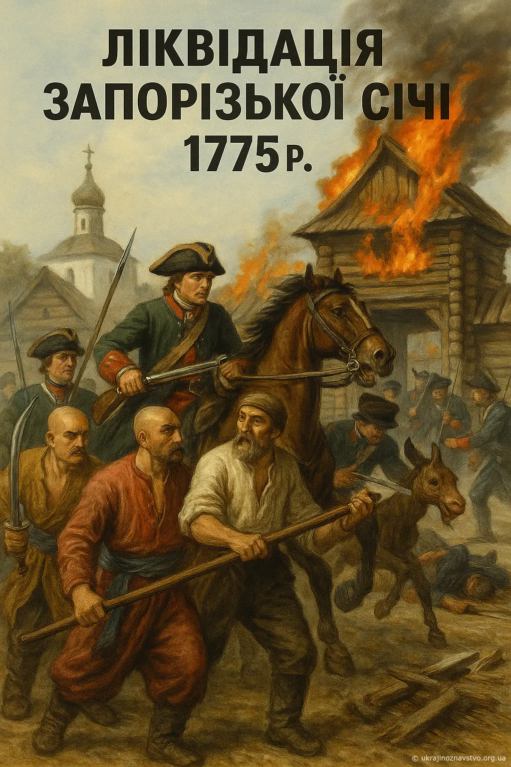 ЛІКВІДАЦІЯ ЗАПОРІЗЬКОЇ СІЧІ 1775 р.