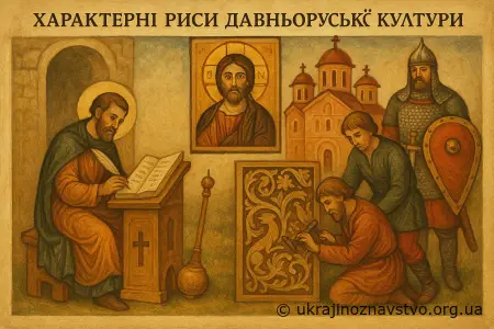 ХАРАКТЕРНІ РИСИ ДАВНЬОРУСЬКОЇ КУЛЬТУРИ