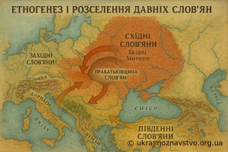 ЕТНОГЕНЕЗ І РОЗСЕЛЕННЯ ДАВНІХ СЛОВ’ЯН