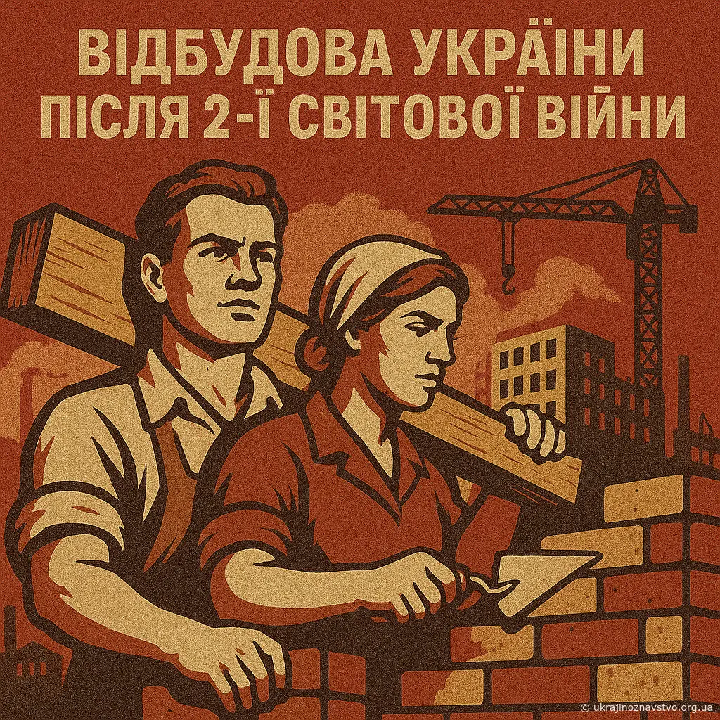ВІДБУДОВА УКРАЇНИ ПІСЛЯ ДРУГОЇ СВІТОВОЇ ВІЙНИ