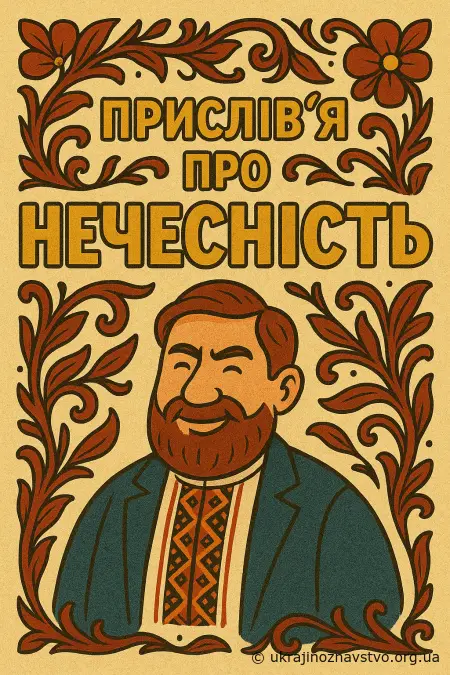 Прислів'я про НЕЧЕСНІСТЬ