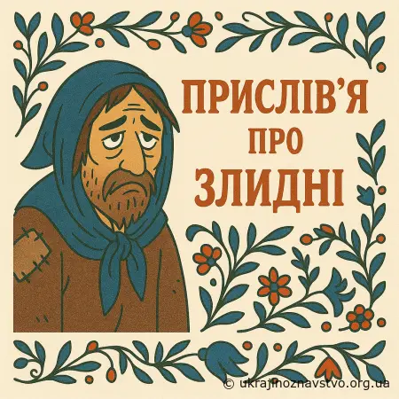 Прислів'я про Злидні