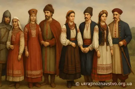 Український одяг XІ - XVІІІ ст.